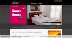 Desktop Screenshot of hostalenmalaga.com